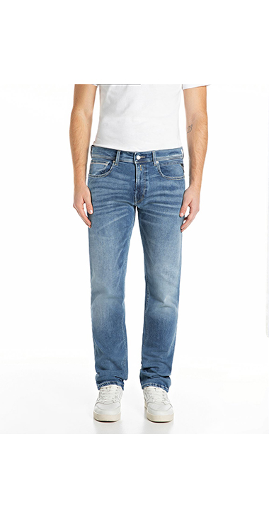 ストレートフィットGROVER 11.5oz Hyper Flex ブルーデニム 詳細画像